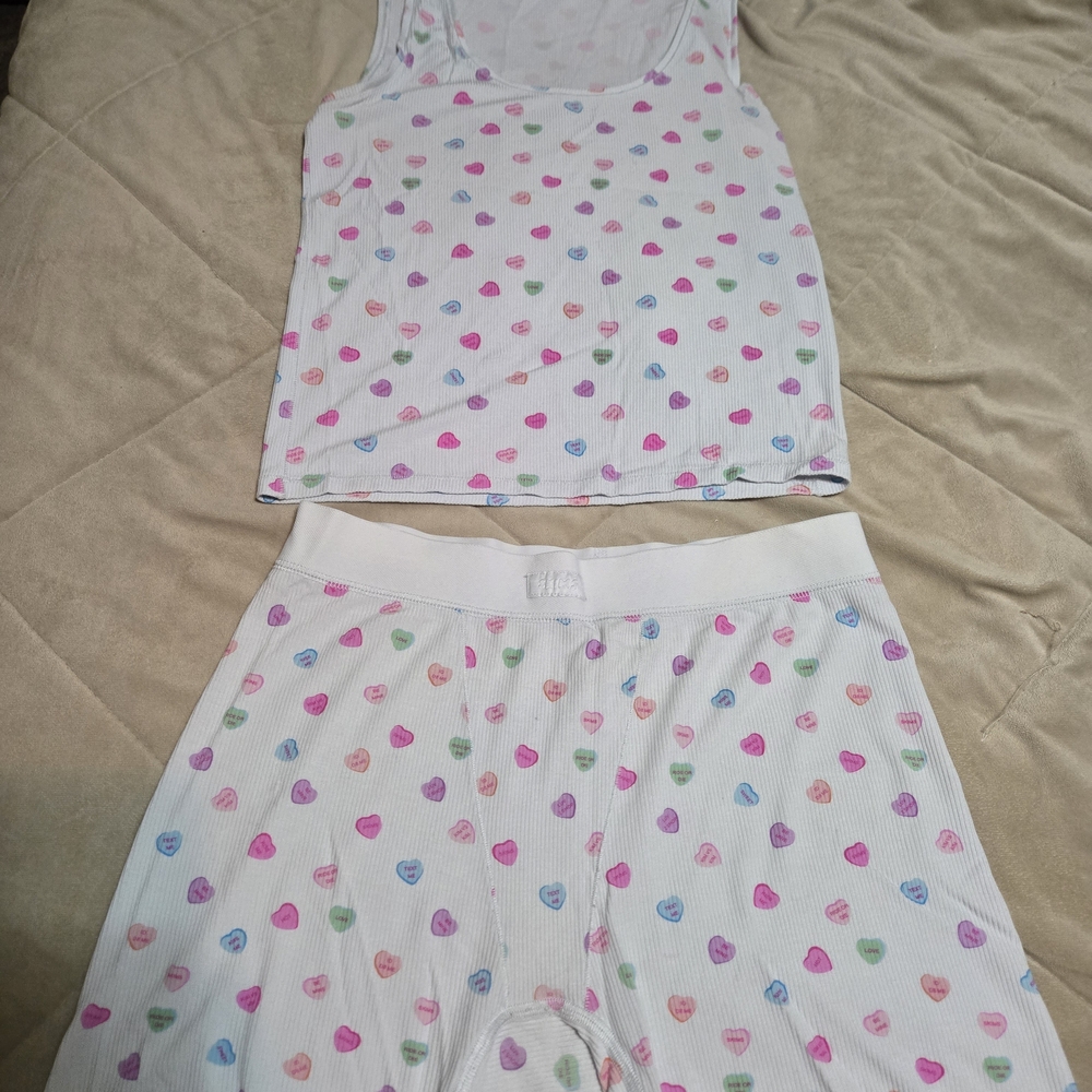 Colorful Heart Pattern Tank Top - Picture 3 of 6